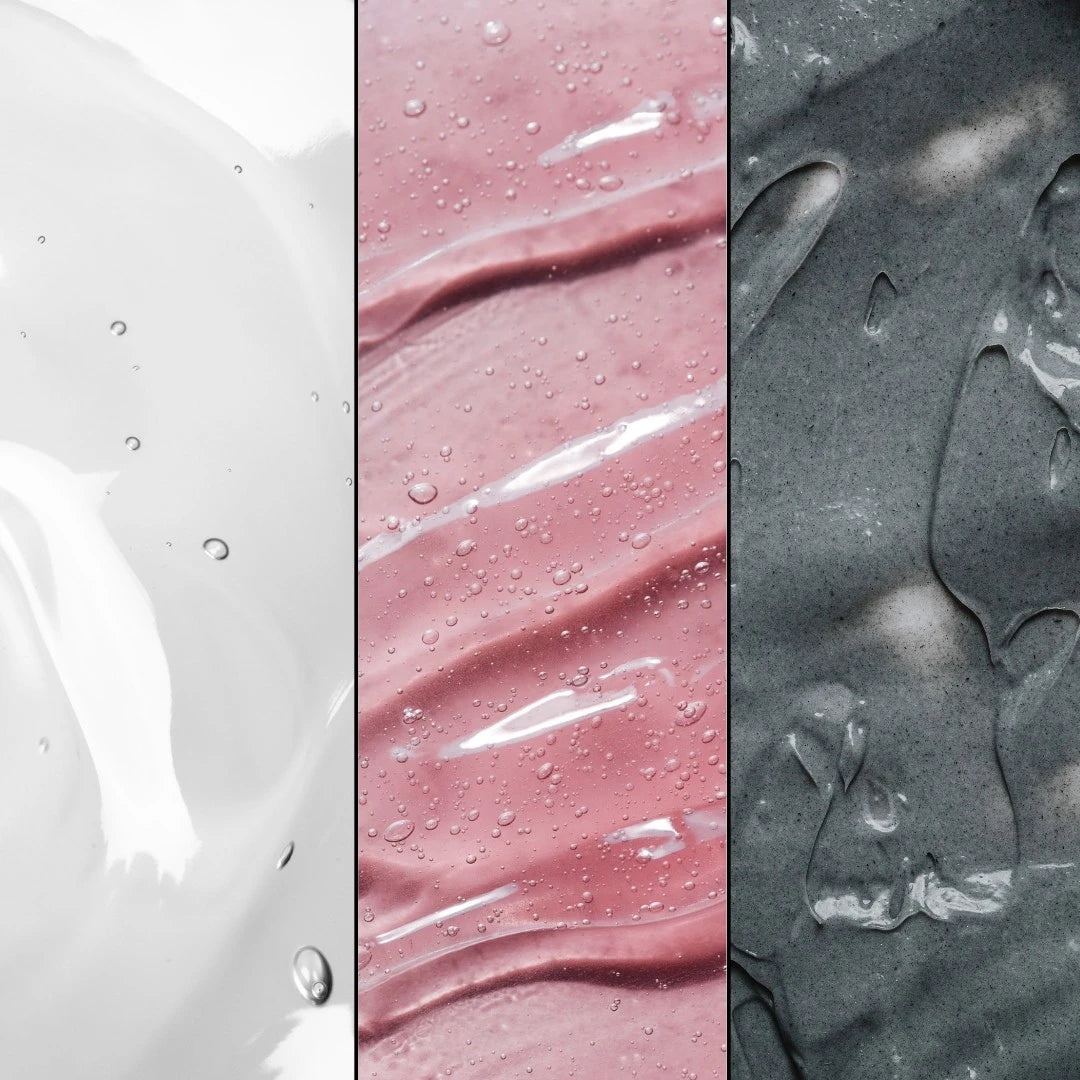 Textures des soins Seomse de la routine imperfections et brillance avec gel hydratant sans huile, gel à la niacinamide et soin ciblé
